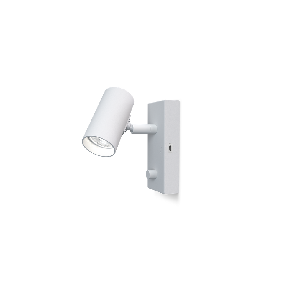 Tyson væglampe USB højre