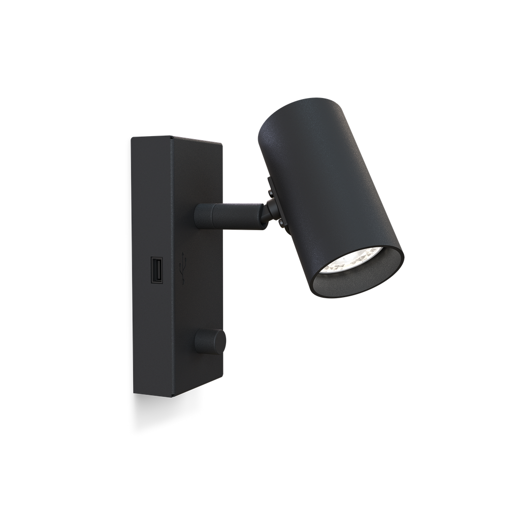 Tyson vägglampa USB vänster