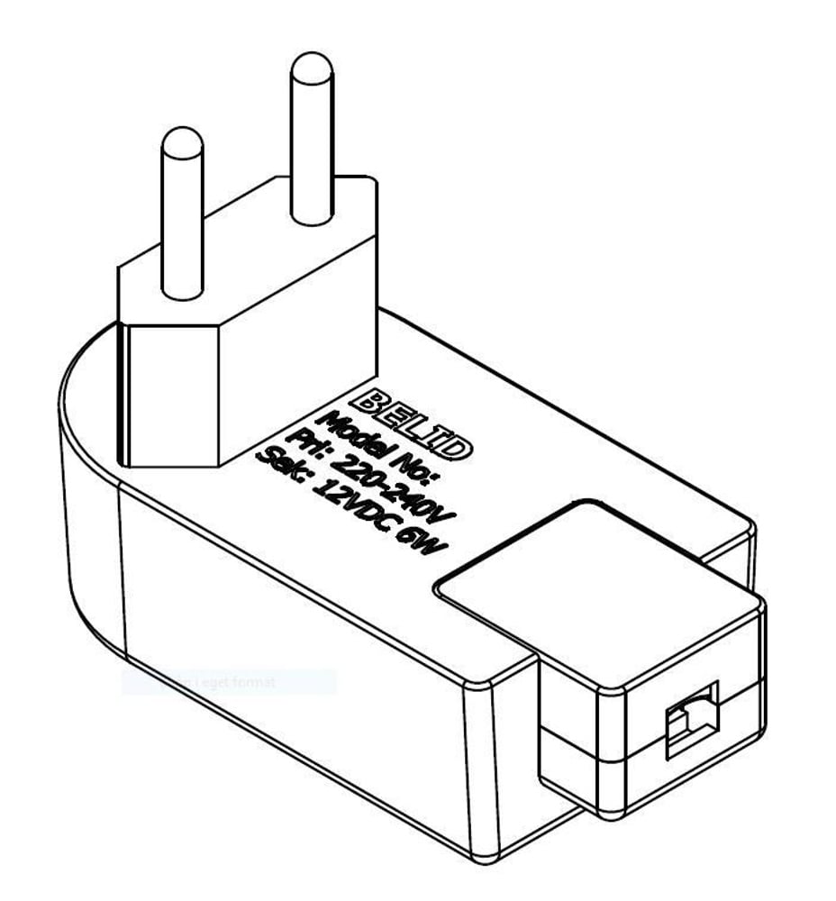LED Plug-in driver 6W 12V Hvid 0130-068-001