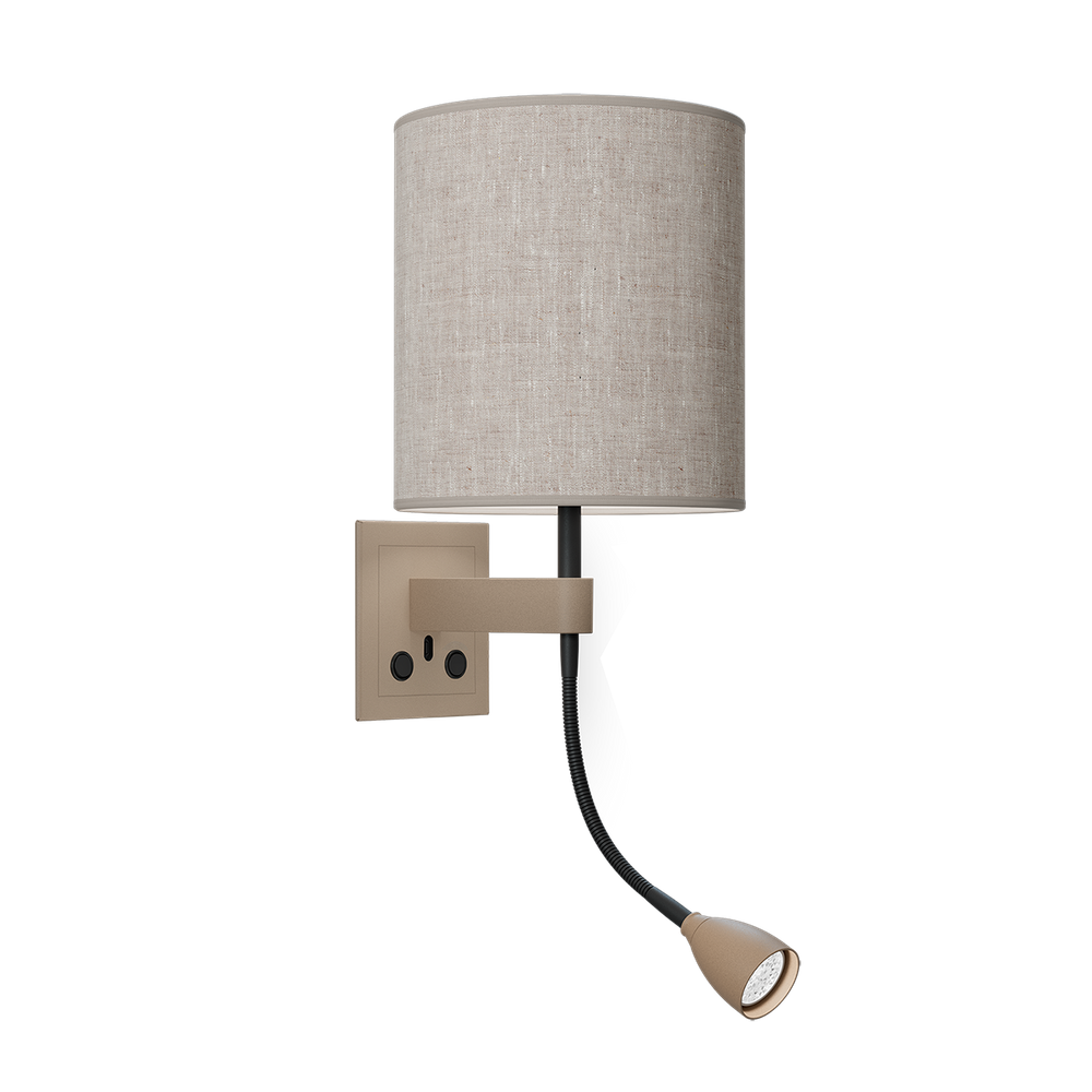 Dual Væglampe nedfældet